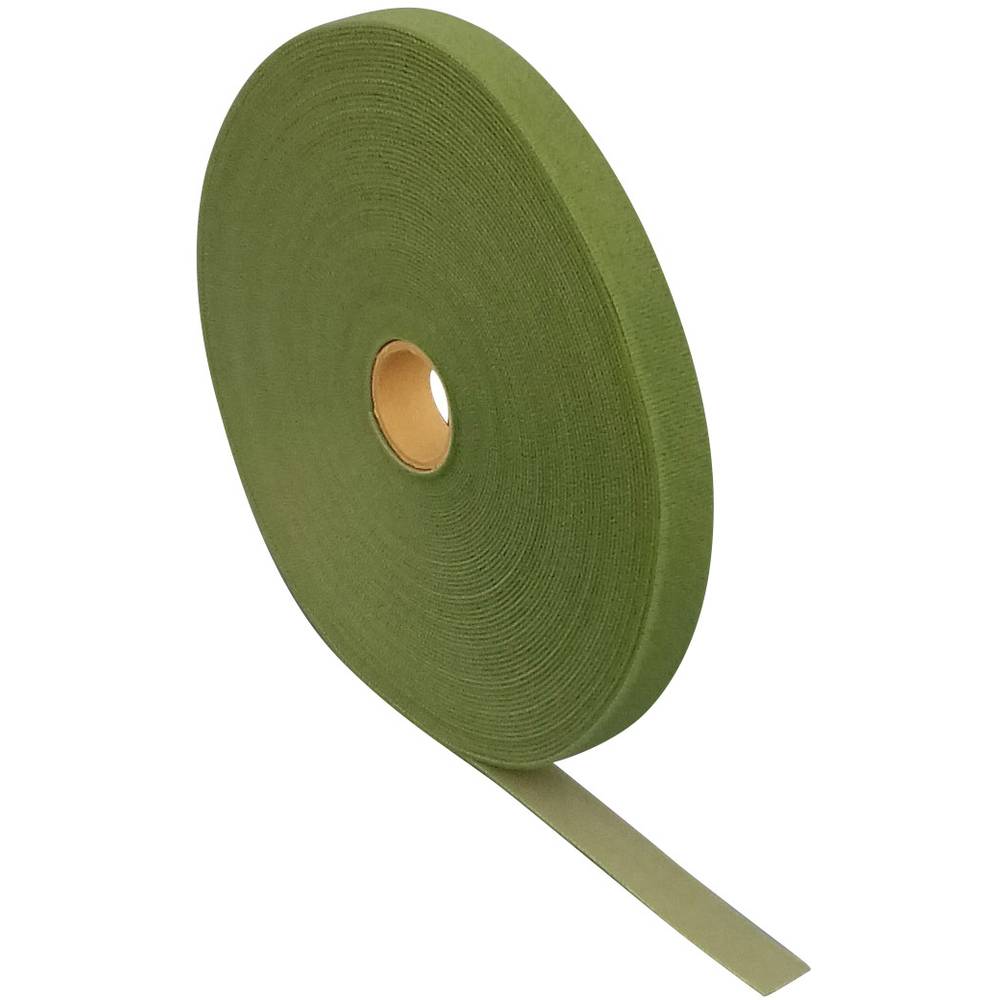 FASTECH T0602003351125 Klittenband Om te bundelen Haak- en lusdeel (l x b) 25000 mm x 20 mm Groen 25 m