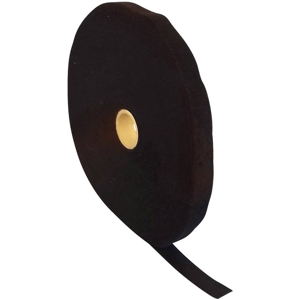 FASTECH T0603099991125 Klittenband Om te bundelen Haak- en lusdeel (l x b) 25000 mm x 30 mm Zwart 25 m