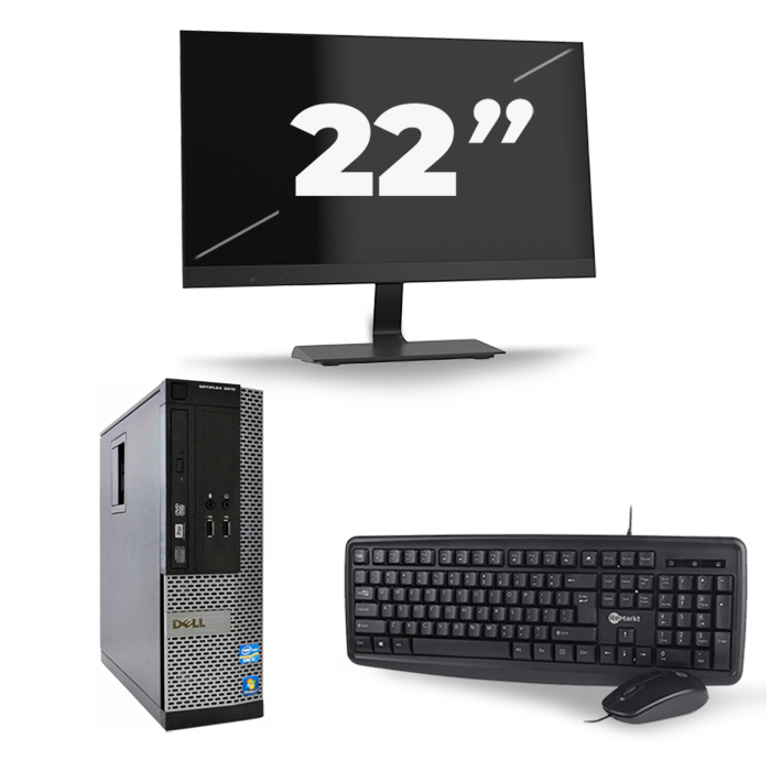 Dell Optiplex 9010 SFF - Intel Core i3-3e Generatie - 8GB RAM - 128GB SSD - Windows 10 + 1x 22 inch Monitor