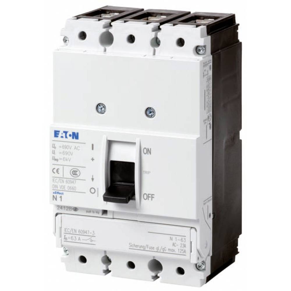Eaton N1-125 Belastingscheidingsschakelaar 1 stuk(s) Schakelspanning (max.): 690 V/AC