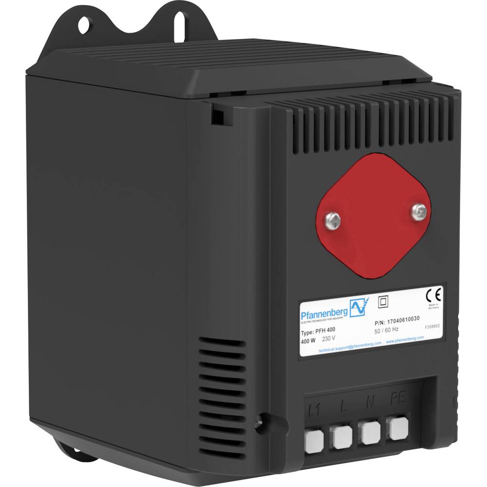 Pfannenberg PFH 1000 230V Verwarmingsventilator voor schakelkast 230 V/AC (max) 1000 W (l x b x h) 126 x 88 x 142 mm 1 stuk(s)
