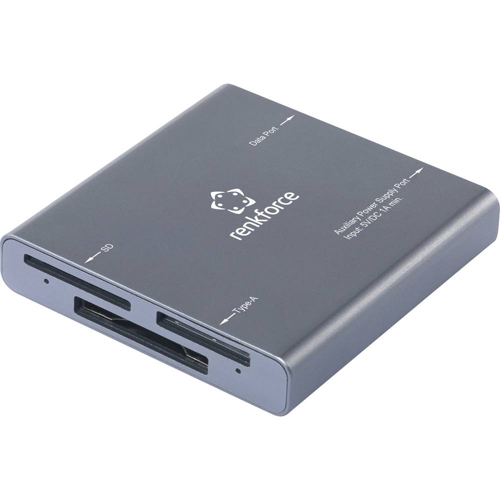 Renkforce RF-CR-700 Externe geheugenkaartlezer CFexpress Type B Cardreader Grijs