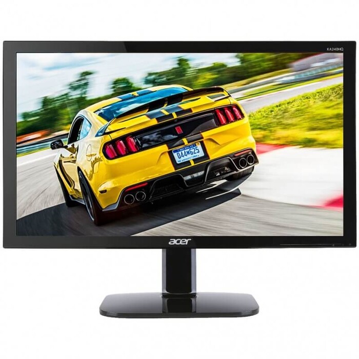 Acer KA240HQ - 24 inch - 1920x1080 - DVI - HDMI - VGA - Zwart