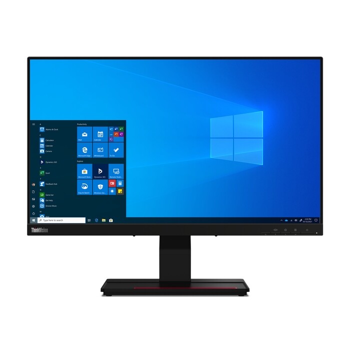 Lenovo T24t-20 - 24 inch - 1920x1080 - DP - HDMI - Zwart - Zonder voet