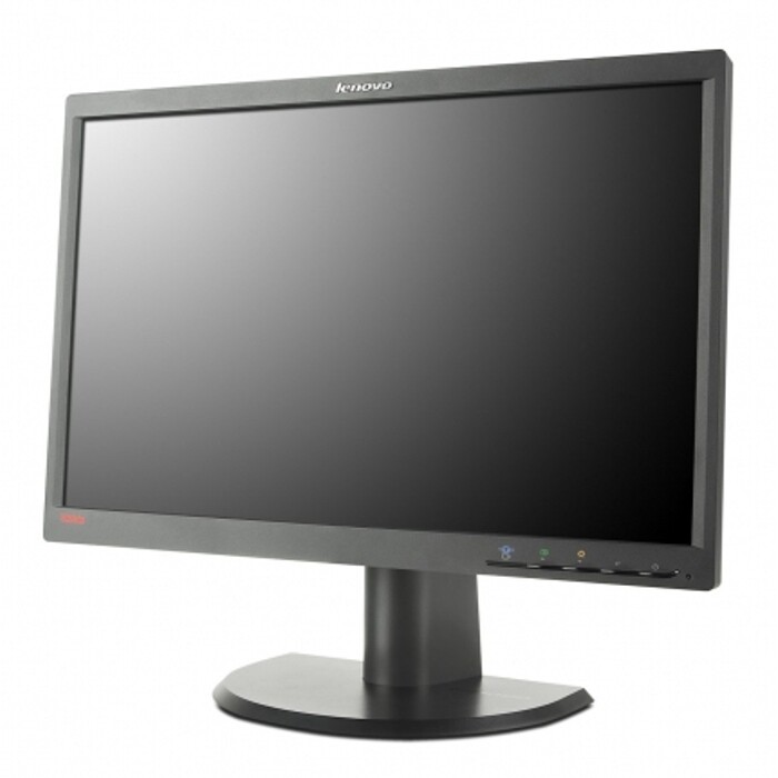 Lenovo ThinkVision LT2452p - 24 inch - 1920x1200 - DP - DVI - VGA - Zwart - Zonder voet