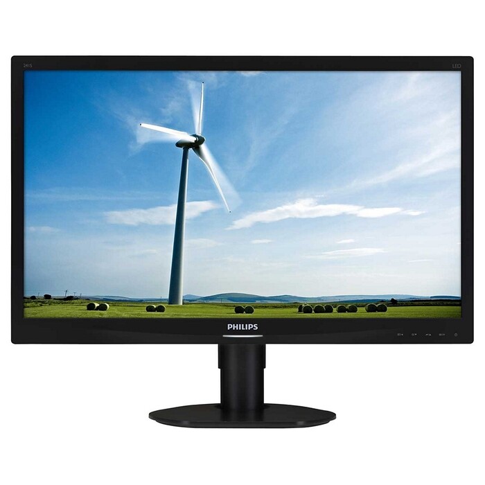 Philips Brilliance 241S4LCB - 24 inch - 1920x1080 - DVI - VGA - Zwart - Zonder voet