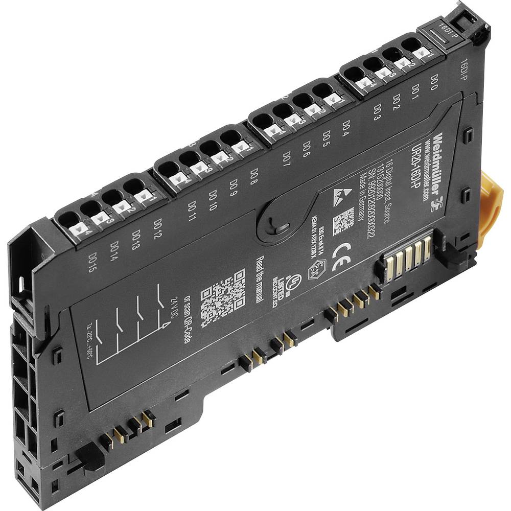 Weidmüller UR20-16DI-P 1315200000 PLC-ingangsmodule 24 V/DC