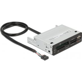 DeLock 91708 3,5 USB 2.0-kaartlezer 5 sleuven + 1 x USB 2.0 Type-A female