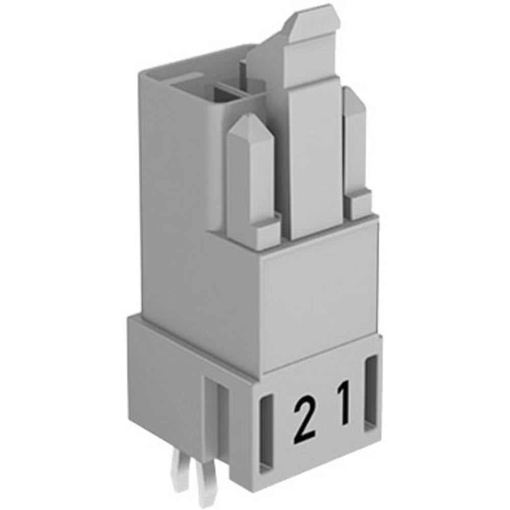 WAGO 890-812 Netstekker WINSTA MINI Stekker, inbouw verticaal Totaal aantal polen: 2 16 A Zwart 100 stuk(s)