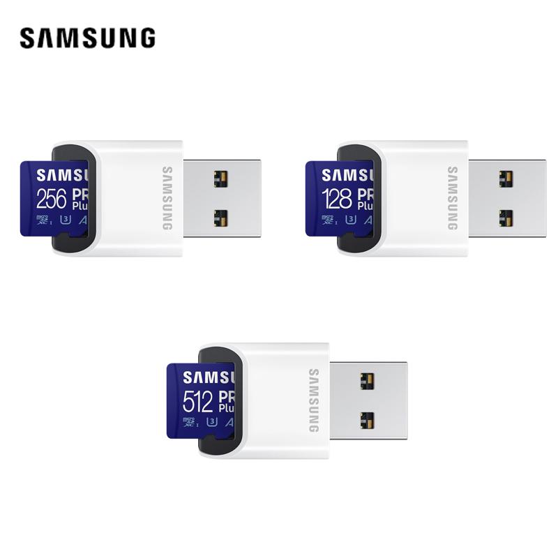 Samsung PRO Plus + Reader microSDXC TF Momery-kaart 128GB