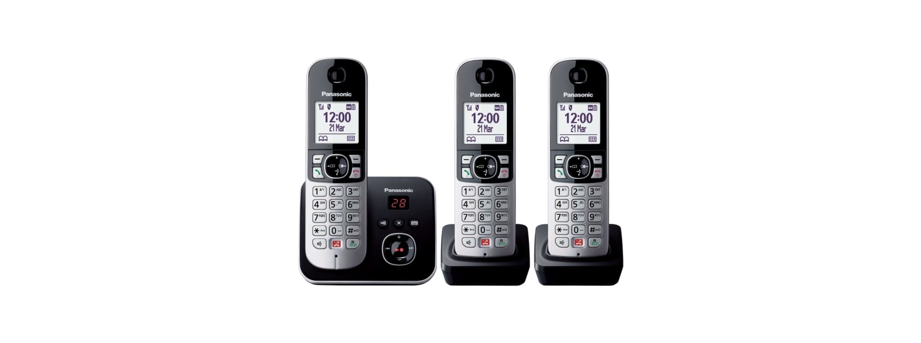 Panasonic KX-TG6863NLB Huistelefoon Zwart