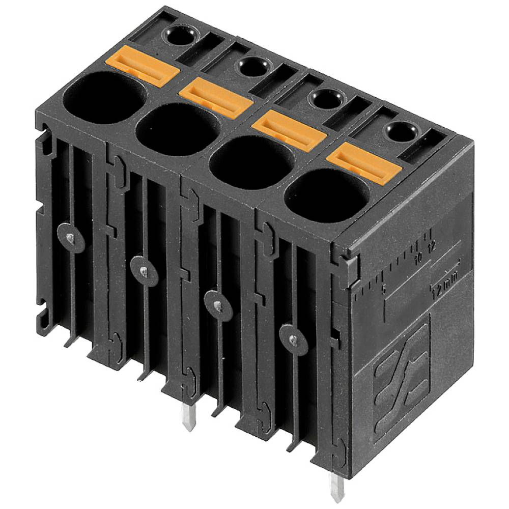 Weidmüller 2491620000 Klemschroefblok 6 mm² Aantal polen 2 Zwart 100 stuk(s)