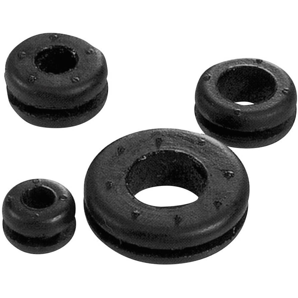 LAPP SKINDICHT LA 8 Kabeldoorvoering Montagegat: 11 mm Klem-Ø (max.): 8 mm Plaatdikte (max.): 2 mm Chloroprene rubber Zwart 100 stuk(s)