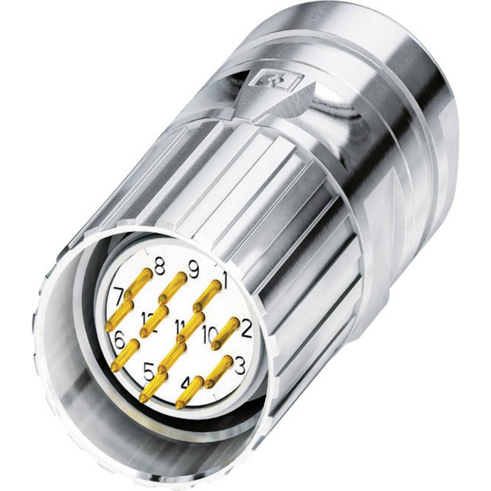 Phoenix Contact M23 kabelconnector 1619753 CA-17P1N8A80DN Zilver  Inhoud: 1 stuk(s)