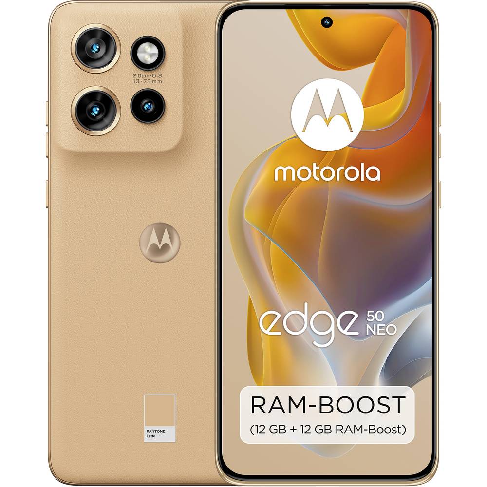 Motorola EDGE 50 Neo Smartphone 512 GB 16.2 cm (6.36 inch) Beige Android 14 Dual-SIM