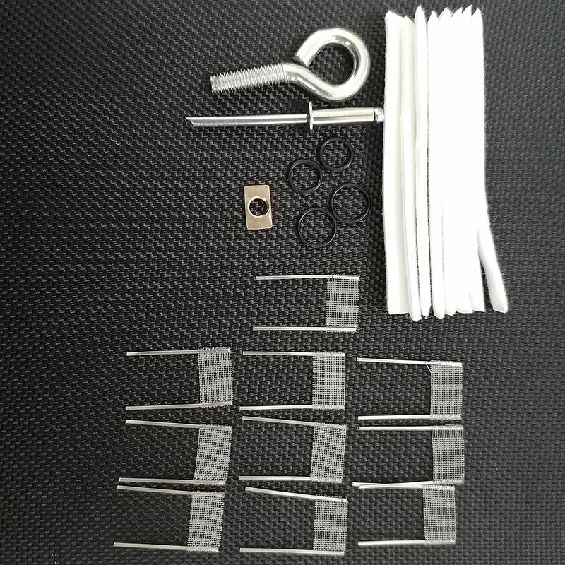 Long Days 10 stuks mesh-spoel voor PNP-VM6 Ni80 mesh-spoel 0,15 omega-weerstand DIY-rebuildkit