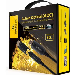 Gembird Active Optical High speed HDMI kabel met Ethernet ''AOC Premium series'', 50 m