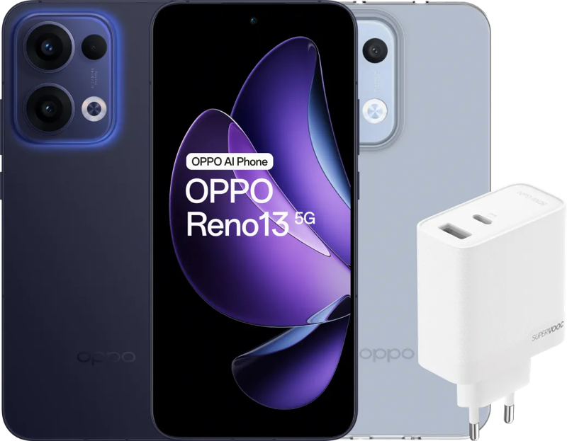 Oppo Reno13 256GB Blauw 5G + Accessoirepakket