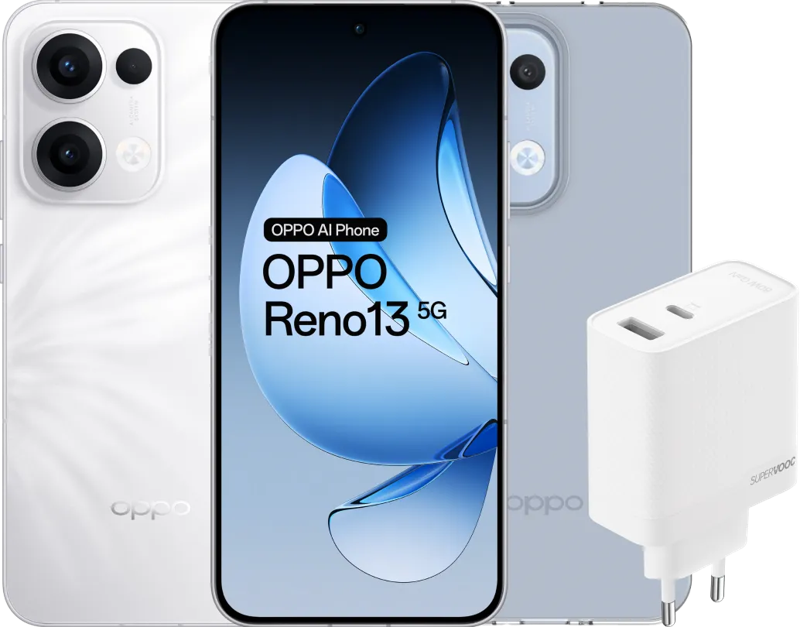 Oppo Reno13 256GB Wit 5G + Accessoirepakket