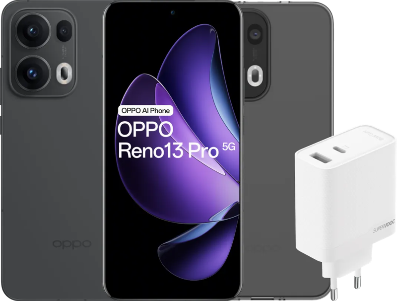 Oppo Reno13 Pro 512GB Zwart 5G + Accessoirepakket