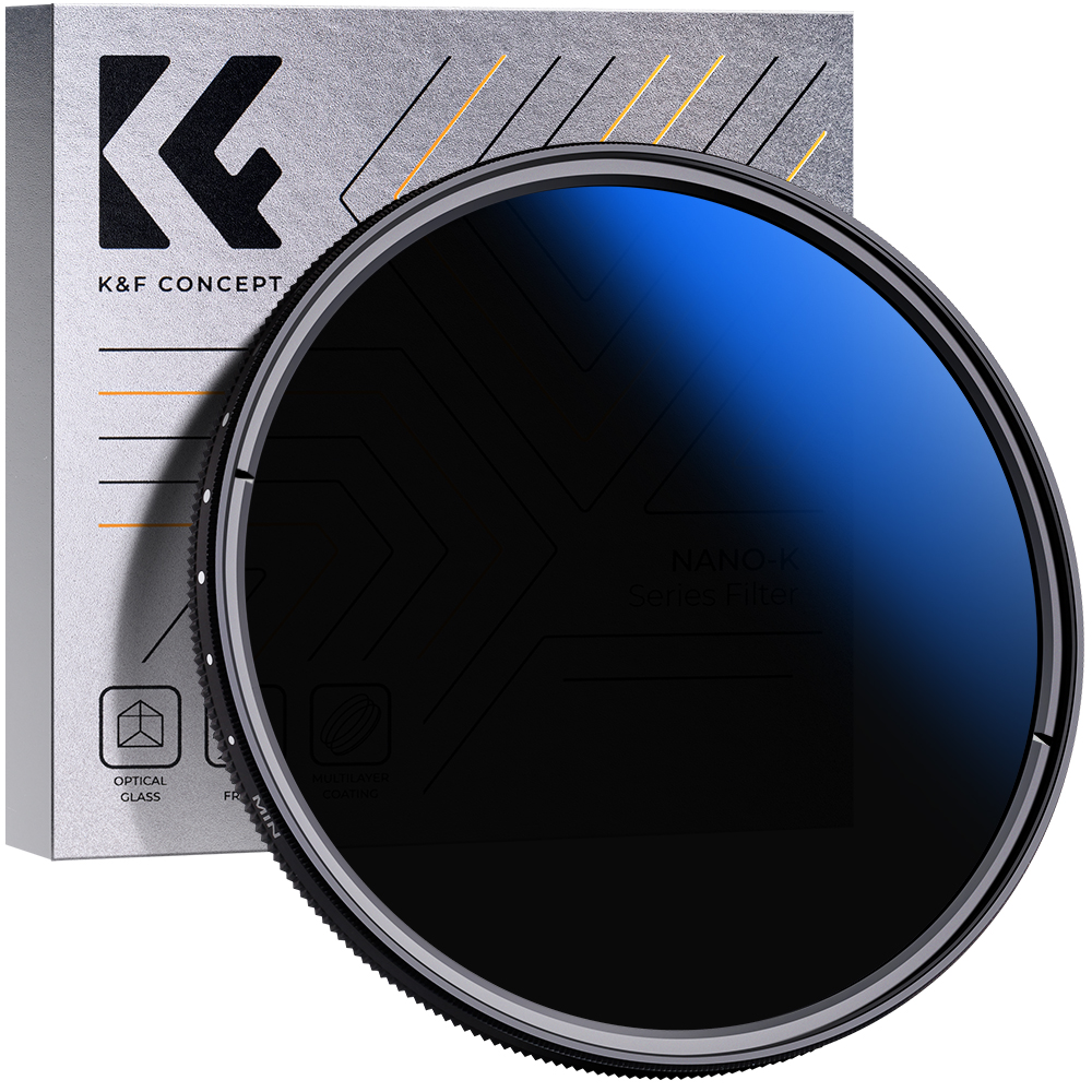 K&F Concept Variabel ND Filter ND2-ND400 Blue Coated - 58mm