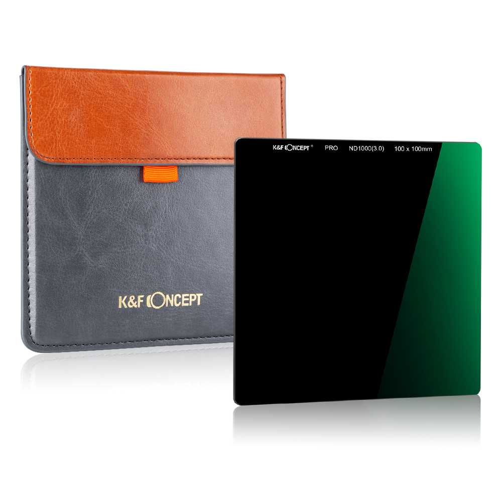 K&F Concept 100x100 ND1000 filter - 10 stops grijsfilter