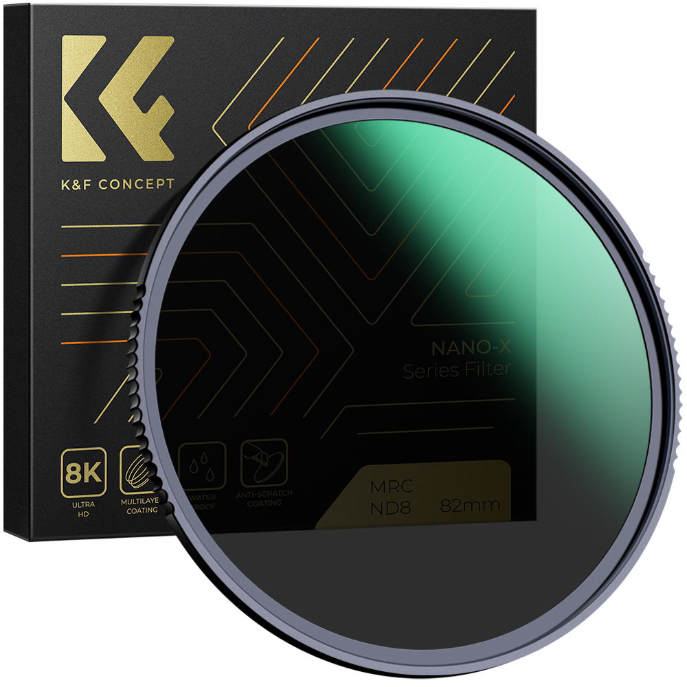 K&F Concept ND8 Filter Nano X - 3 stops grijsfilter - 72mm
