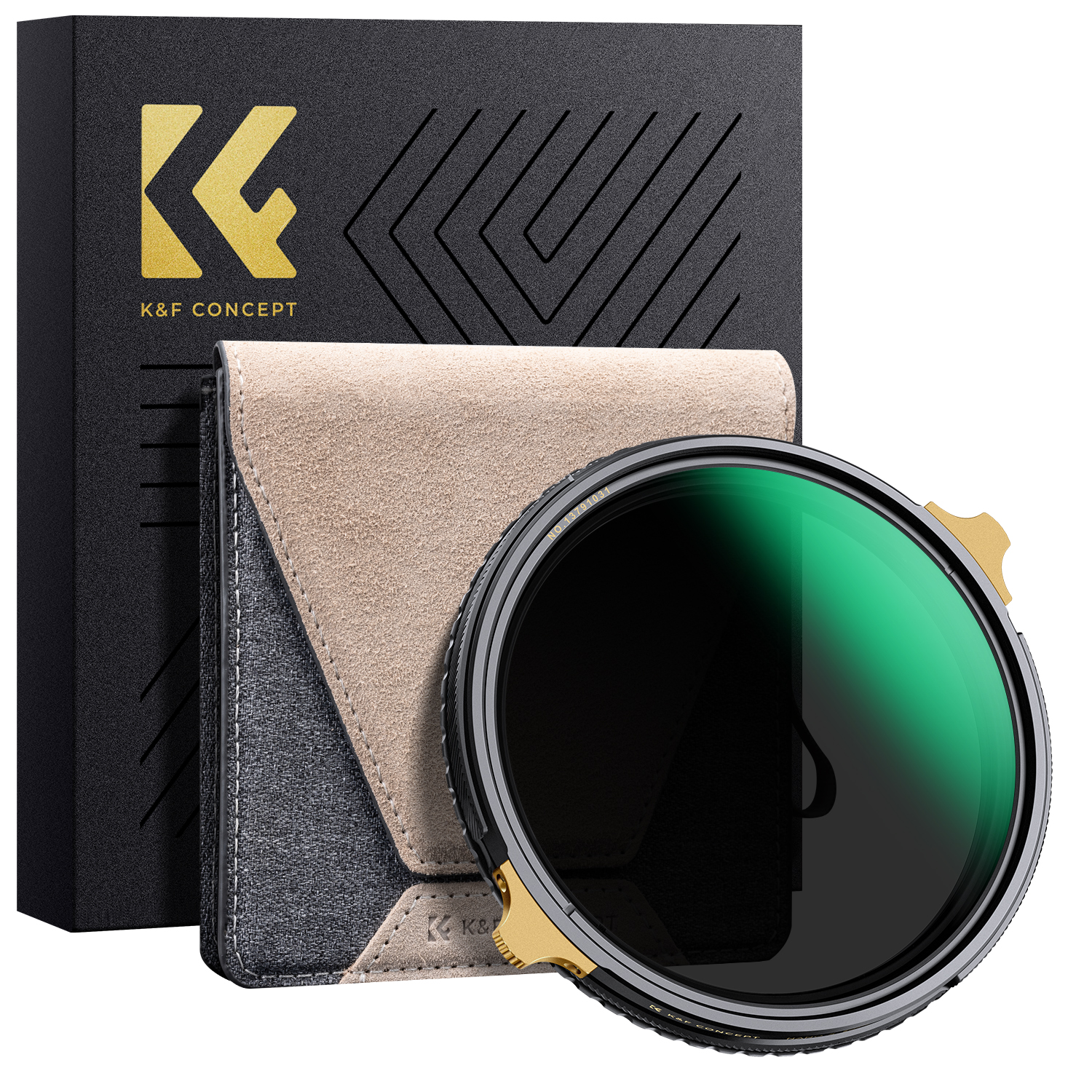 K&F Concept ND2-32+CPL Filter Nano X PRO Copper Frame - 82mm