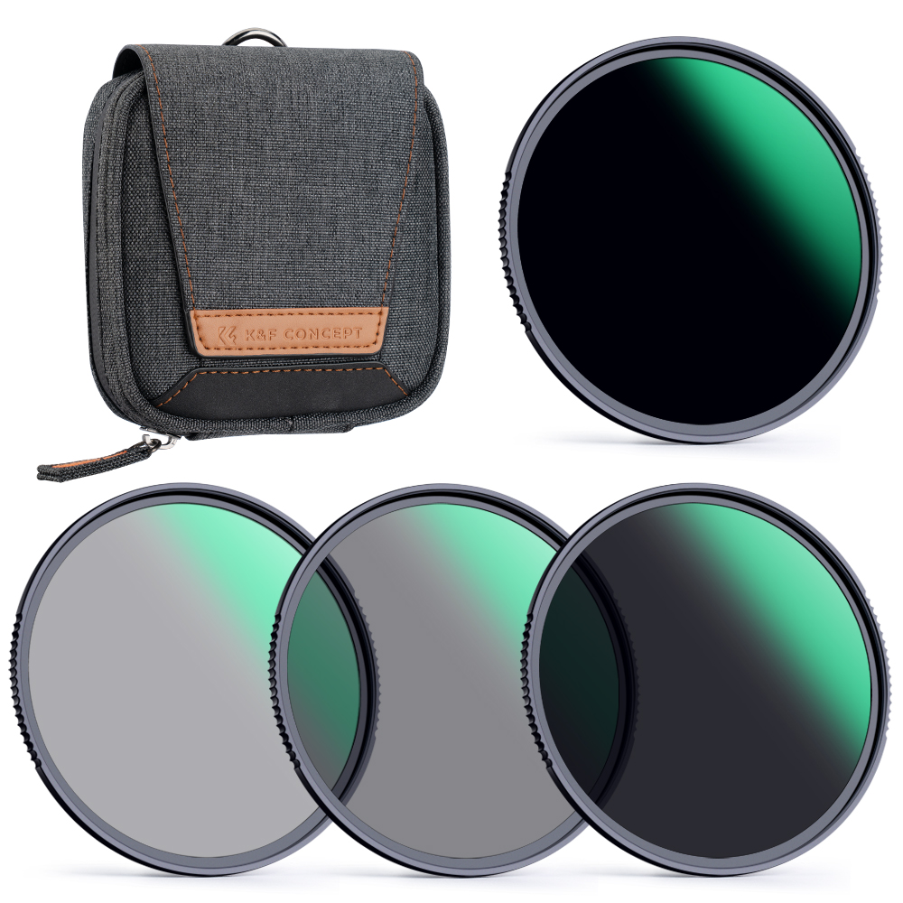K&F Concept ND Filter Kit ND4+ND8+ND64+ND1000 Nano X - 52mm