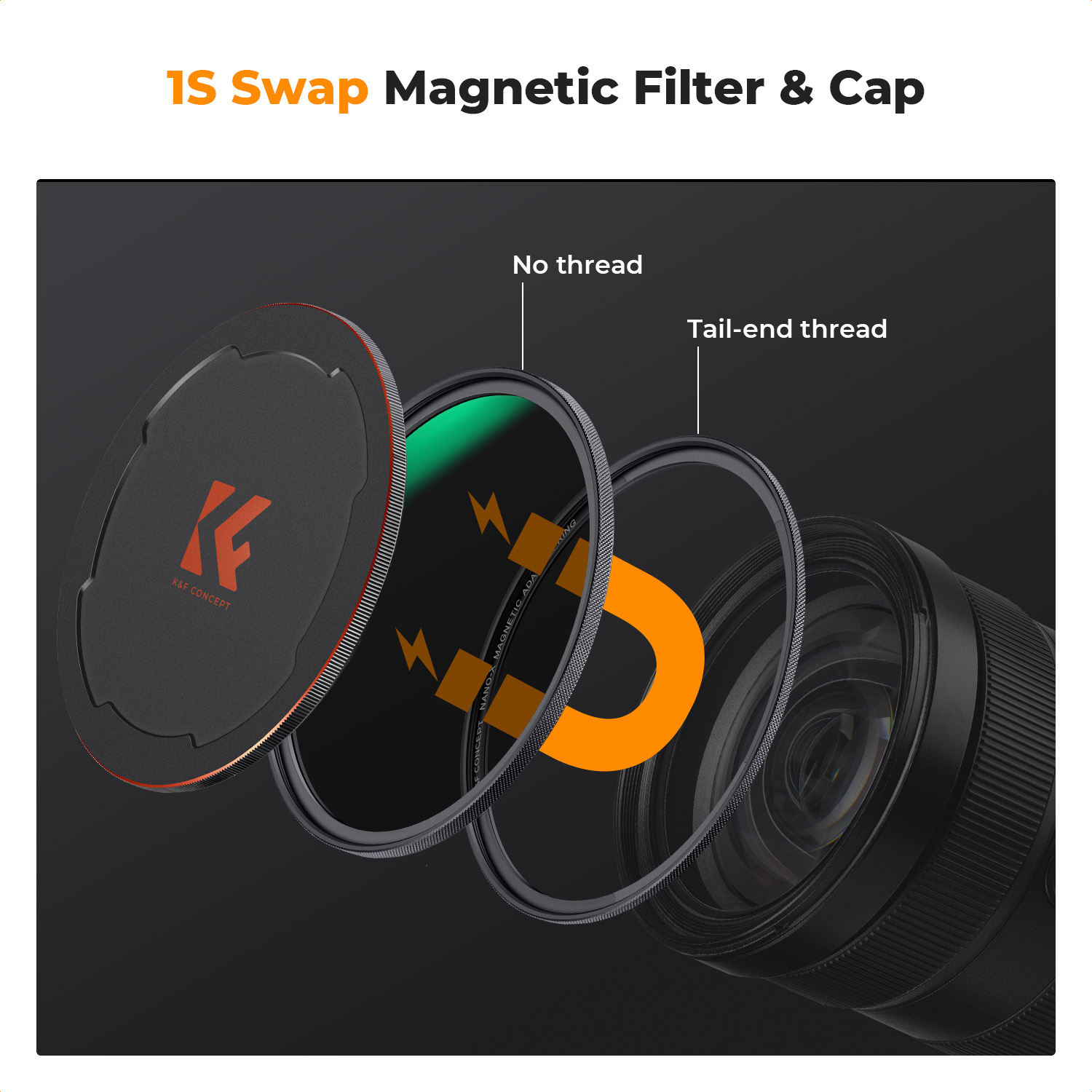 K&F Concept Magnetische ND8 Filter Nano X - 82mm