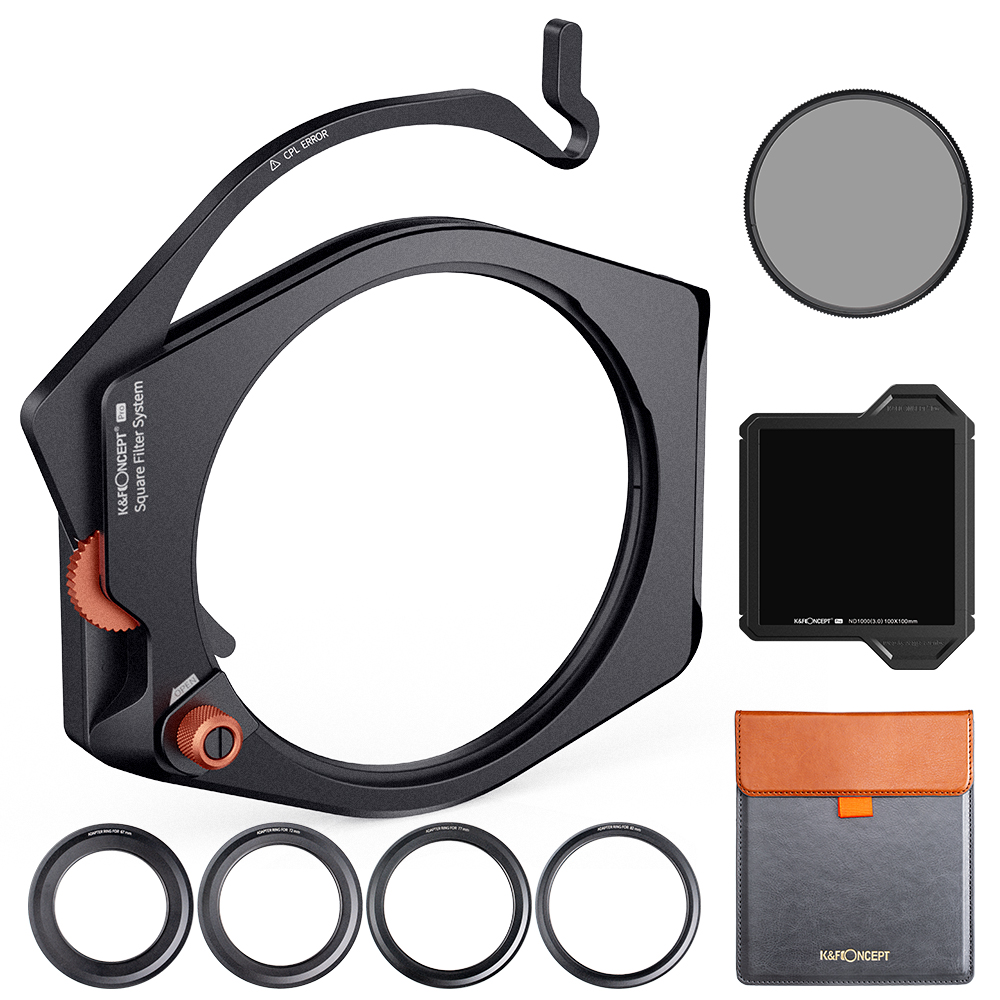 K&F Concept Filterkit Square X-PRO: houder, CPL, ND1000