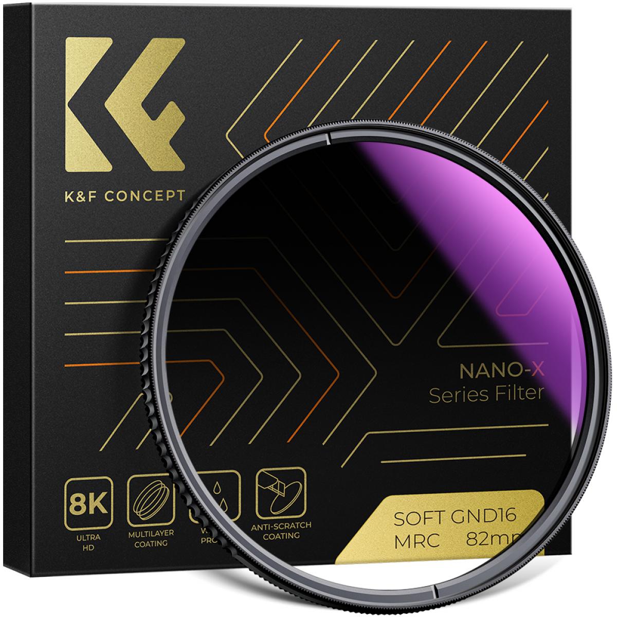 K&F Concept Graduated ND Filter Magnetic Nano X - 62mm