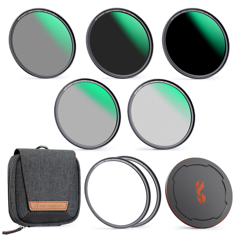 K&F Concept Magn. Video Kit CPL+ND8,64,1000+Black Mist- 52mm