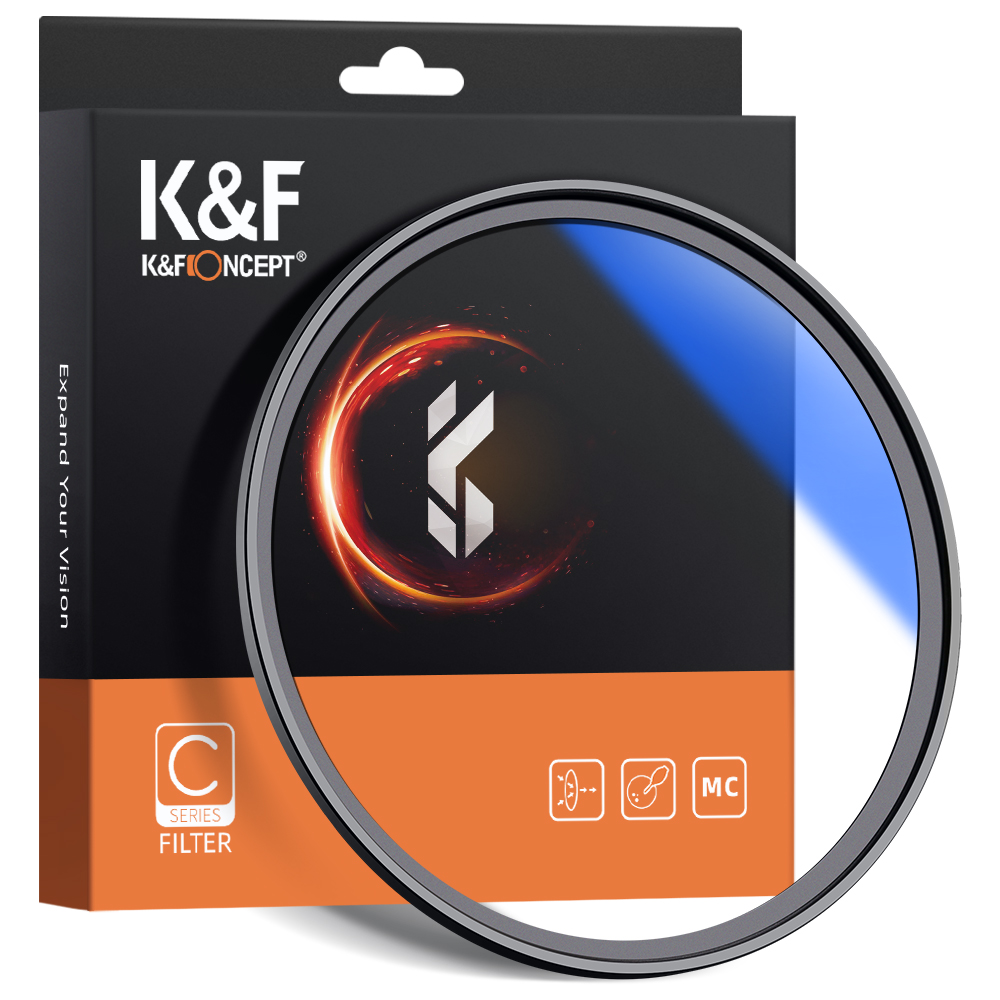 K&F Concept UV Filter met Multi Layer Coating - 55mm