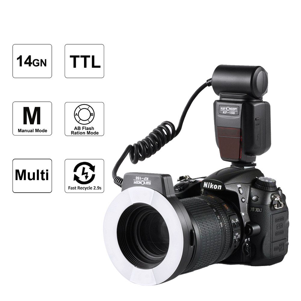 K&F Concept TTL Macro Ring Filtser voor Nikon (KF-150)