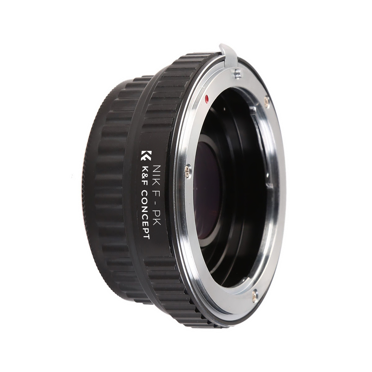K&F Concept K&F Lens Adapter Nikon F - Pentax K (met glas)