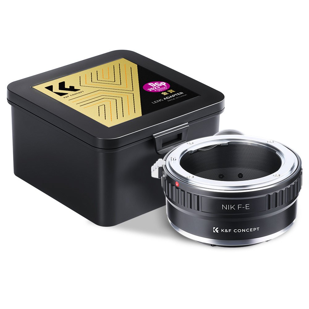 K&F Concept K&F Lens Adapter Nikon F - Sony E-Mount (met statief-mount)