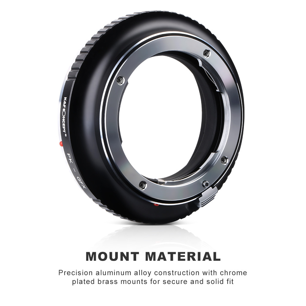 K&F Concept K&F Lens Adapter Pentax K - Fujifilm GFX