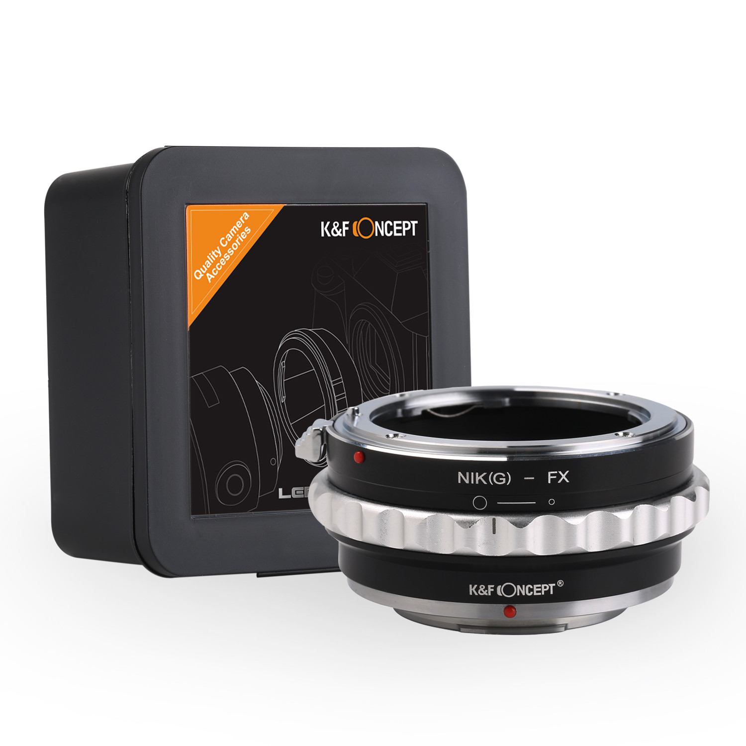 K&F Concept K&F Lens Adapter Nikon F (G-type) - Fujifilm X