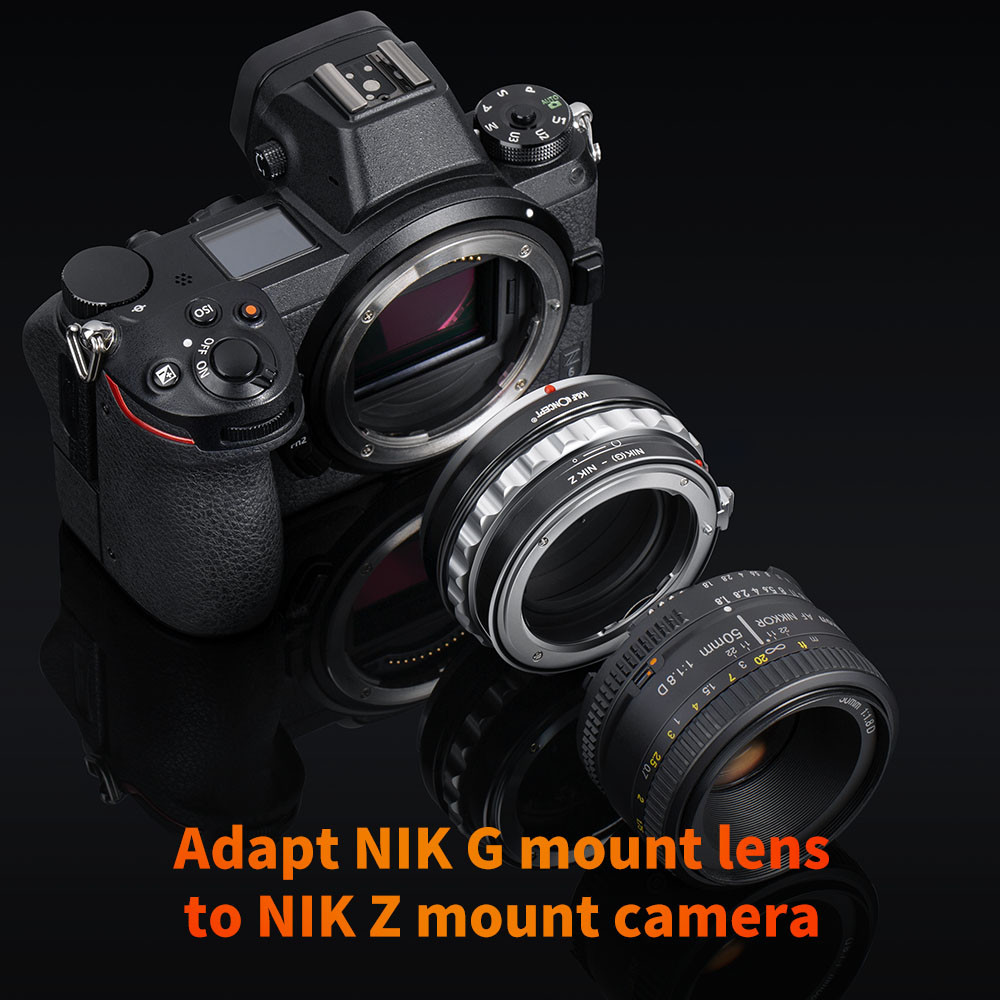 K&F Concept K&F Lens Adapter Nikon F (G-type) - Nikon Z