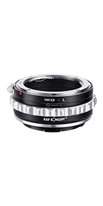 K&F Concept K&F Lens Adapter Nikon F (G-type) - Leica L