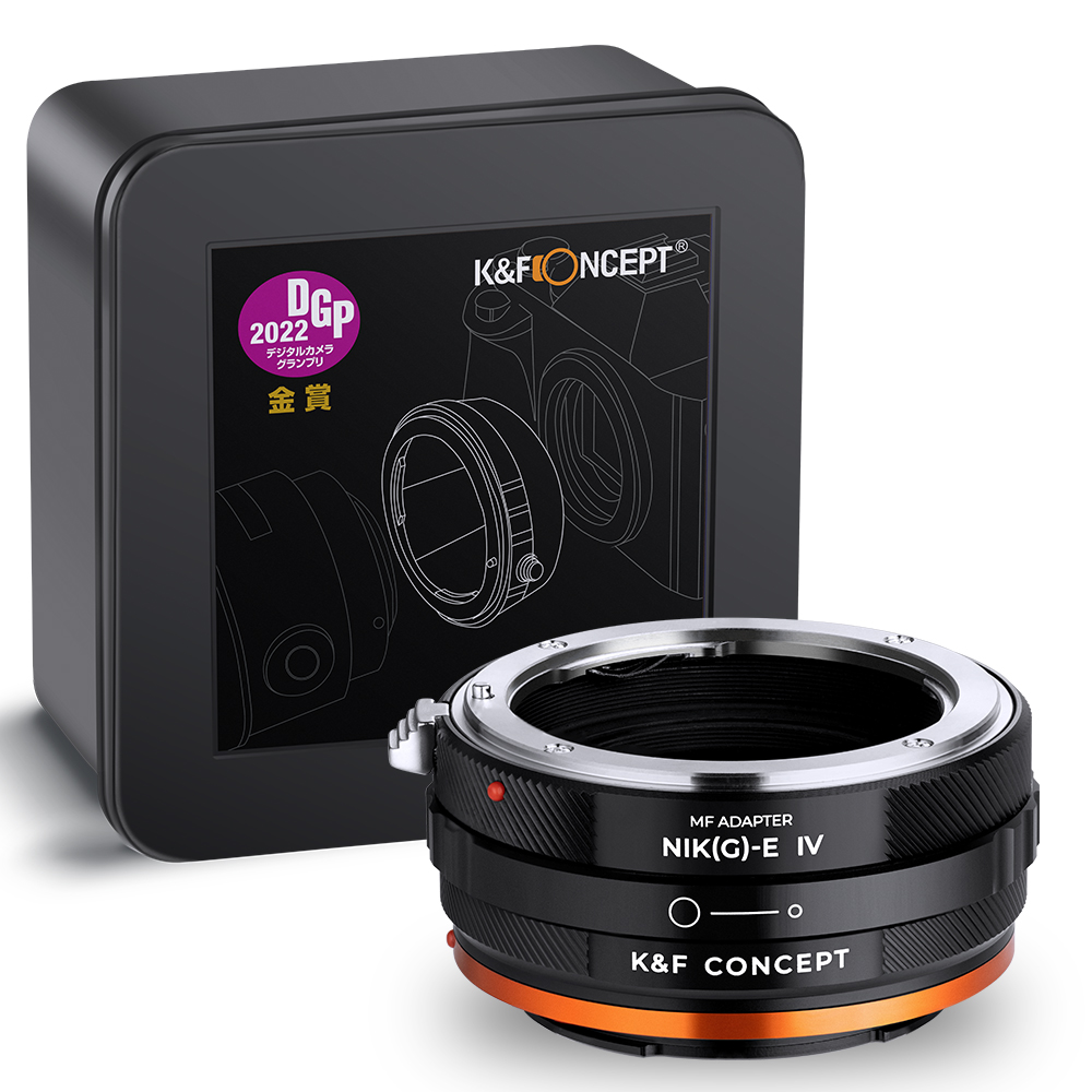 K&F Concept K&F Lens Adapter Nikon F (G-type) - Sony E-Mount (IV PRO)