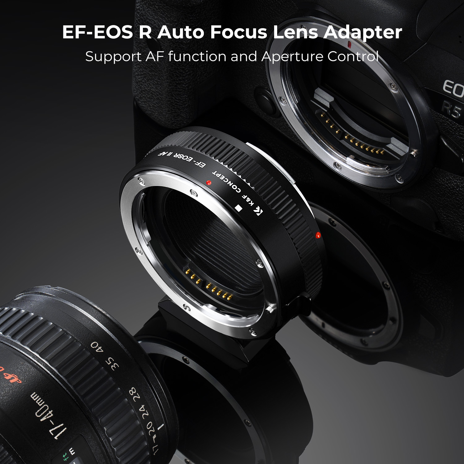 K&F Concept Lens Adapter EF - EOS R