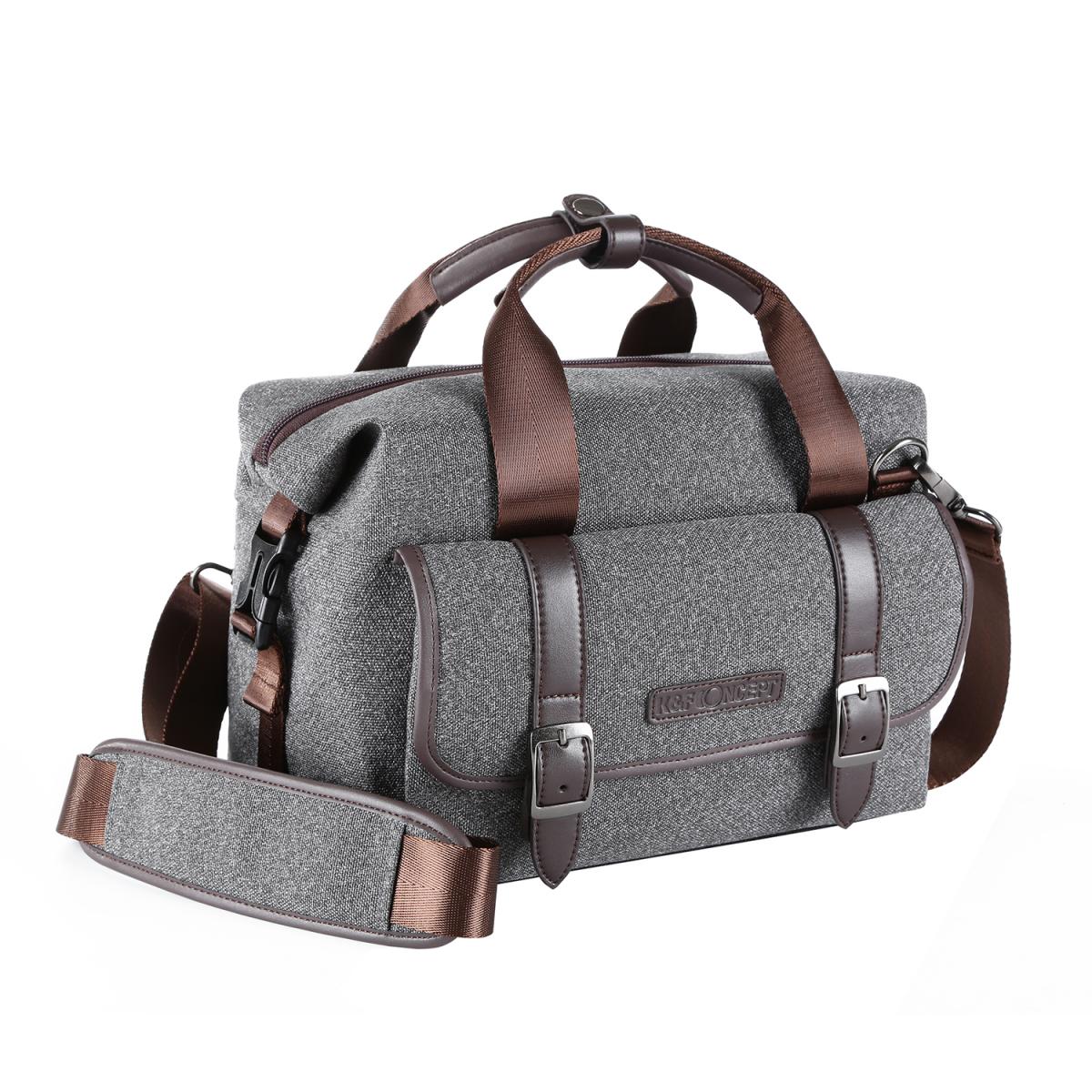 K&F Concept Messenger Bag KF13.079 - 30x16x24 cm - Grijs