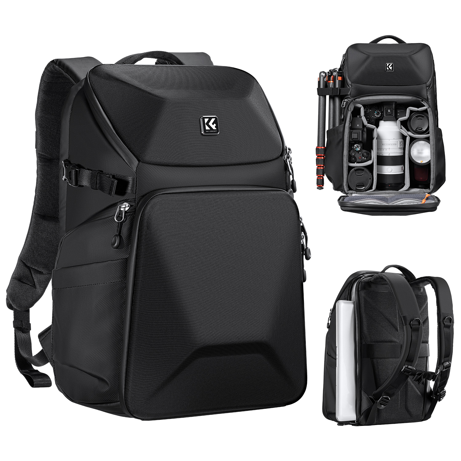 K&F Concept Camera Rugzak 20L KF13.144 - Zwart