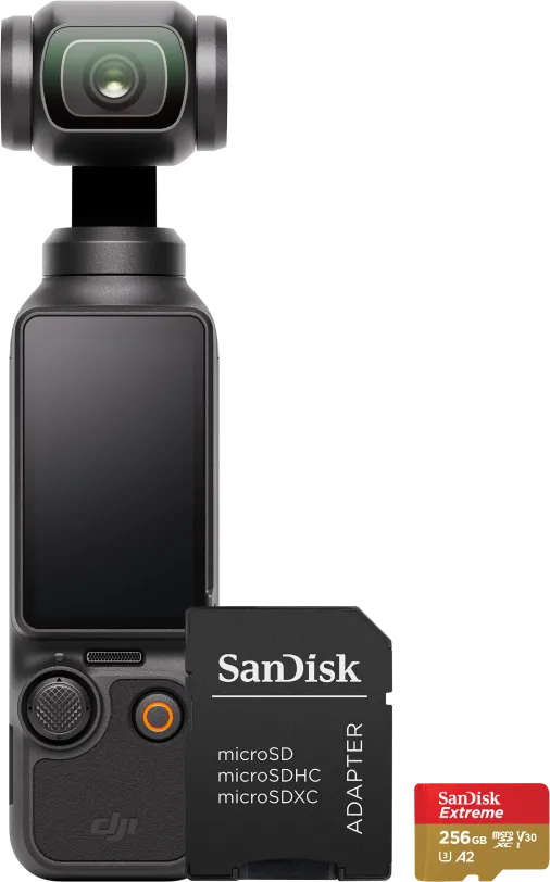 DJI Osmo Pocket 3 + 256 GB geheugenkaart