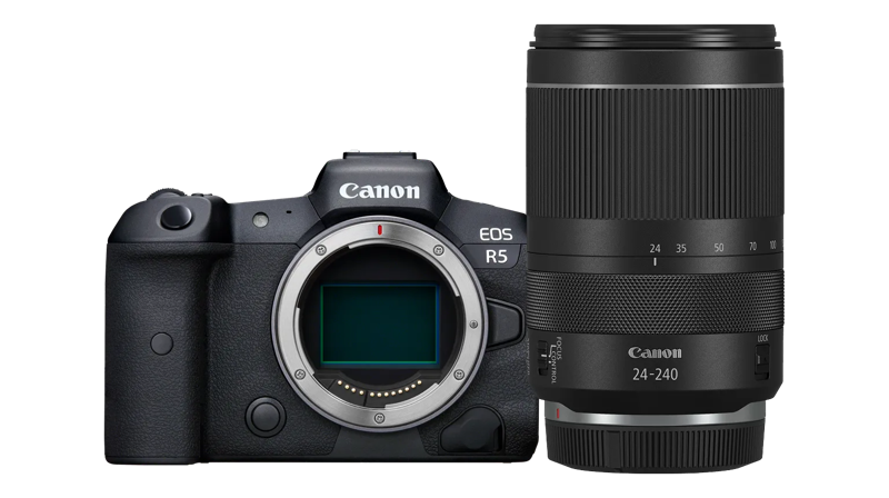 Canon EOS R5 Body +  RF 24-240mm f/4-6.3 IS USM