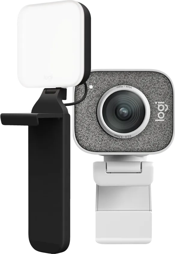 Logitech Litra Glow Streaming Lamp + StreamCam Wit