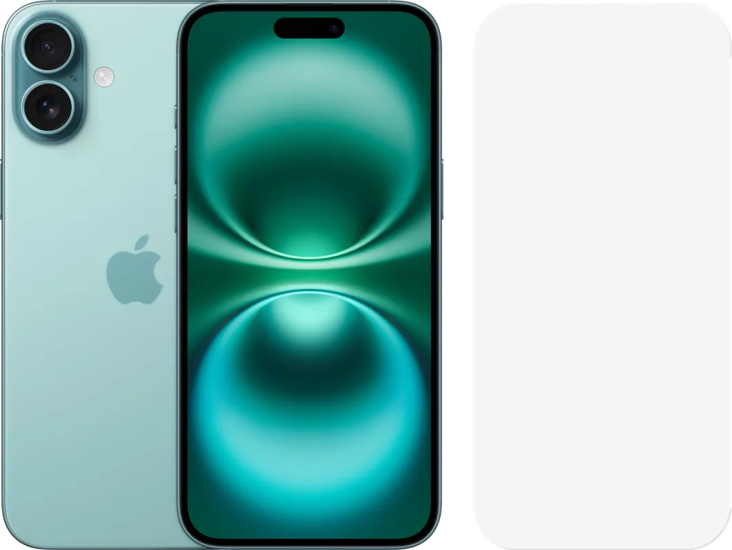 Apple iPhone 16 Plus 256GB Groen + BlueBuilt Screenprotector Glas