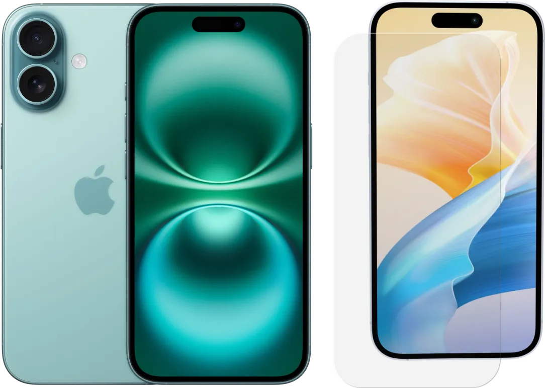 Apple iPhone 16 512GB Groen + BlueBuilt Screenprotector Glas